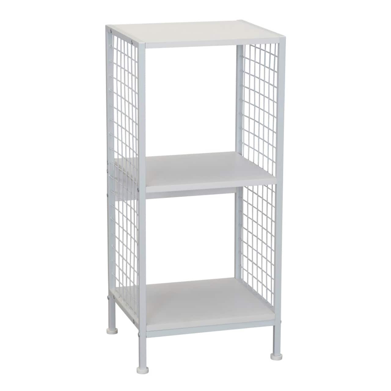 Household Essentials 28" Trellis 2 Compartment Storage Bookshelf